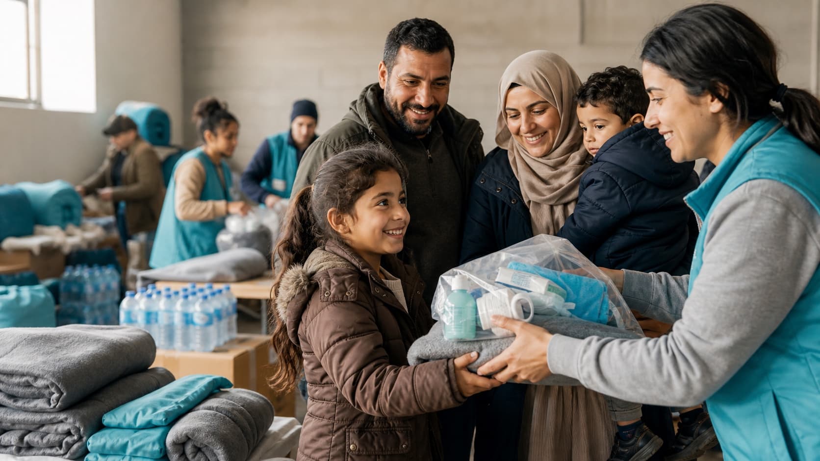 Children supported by humanitarian programming