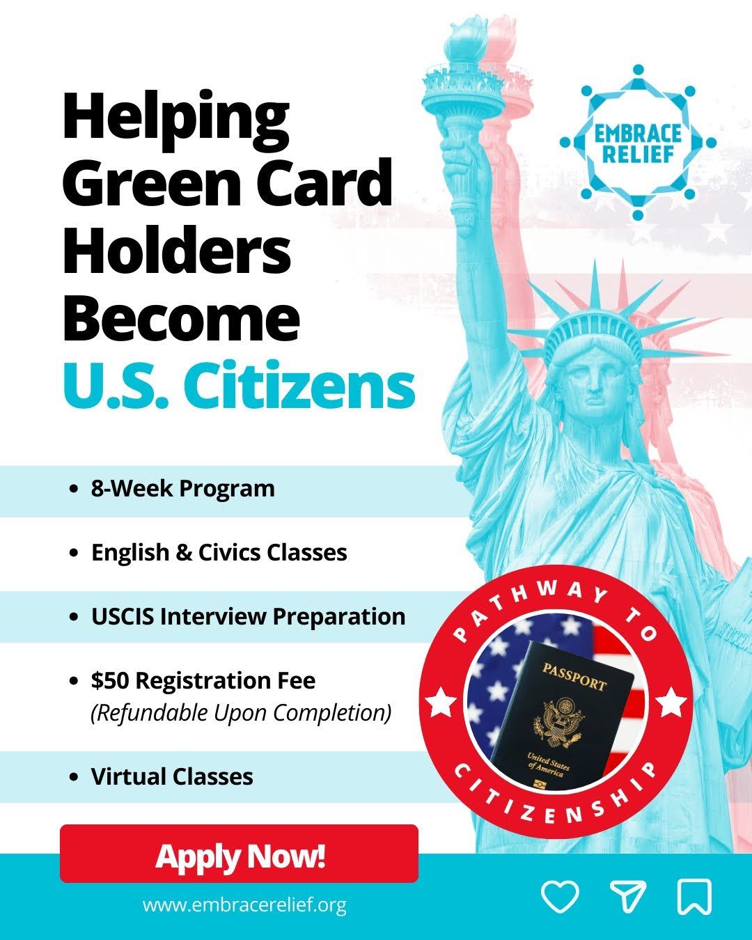 Embrace Relief’s Pathway to Citizenship Course