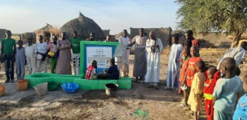 IN THE NAME OF ALLAH,MOST MERCIFUL,MOST COMPASSIONATE, THIS WELL WAS BUILT BY SAMKA,HAZIM,HAMED AND DAMIR CVRK ON BEHALF OF HASO AND SABIR CVRK AND ZIJAD AND BAJAZIT HUSIC,MAY ALLAH BLESS TH (1)